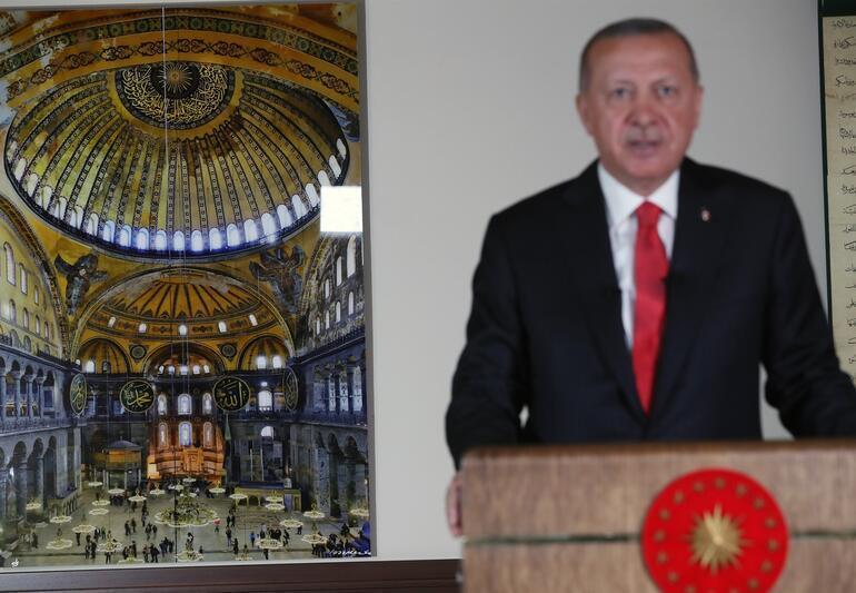 Erdoğan’ın Ayasofya şifreleri 20.53’teki konuşmada 3 Ayasofya mesajı | Video