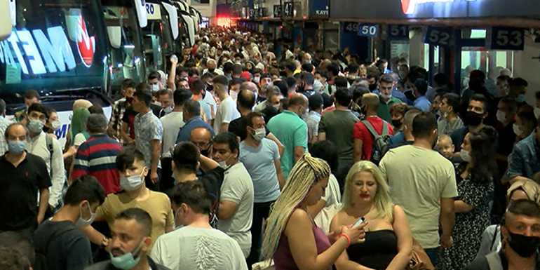 İstanbul Otogarında bayram yoğunluğu | Video