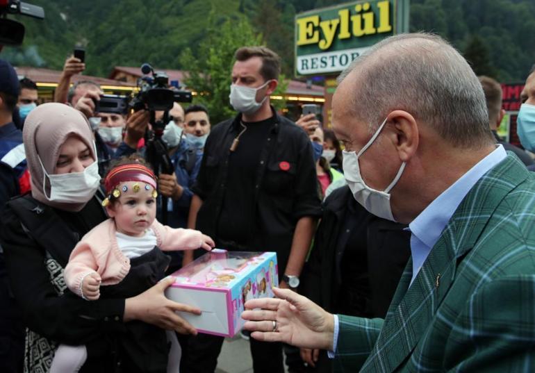 Son dakika... Cumhurbaşkanı Erdoğan, Ayder Yaylasında