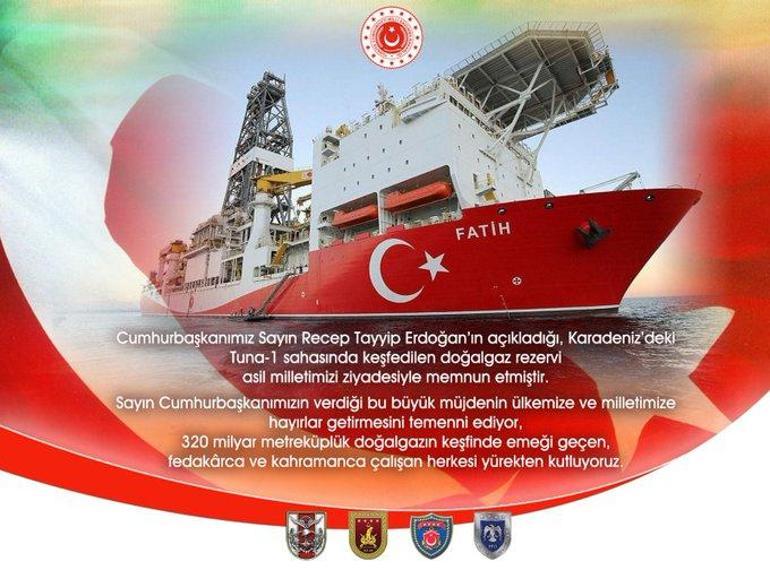 MSBden Karadenizdeki doğal gaz rezervi paylaşımı