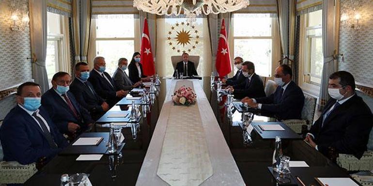 Son dakika haberi... Cumhurbaşkanı Erdoğandan peş peşe önemli görüşmeler