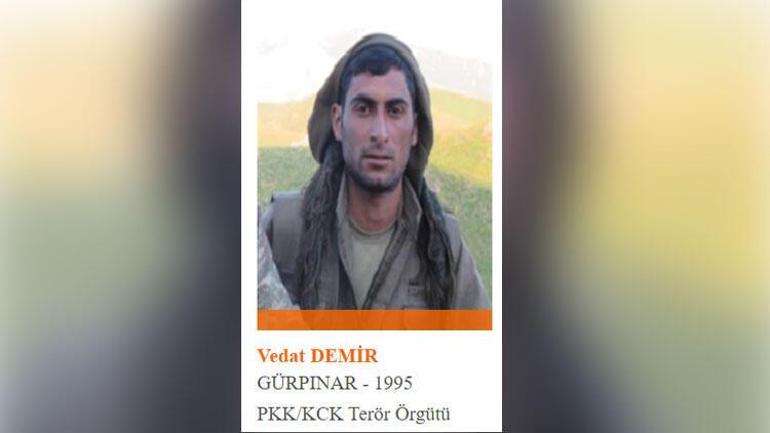 Son dakika... 1 milyon TL ödülle aranan terörist Vedat Demir örgütten kaçtı