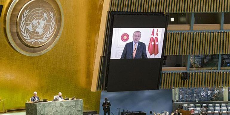 Son Dakika: Erdoğanın eleştirileri BMde İsrail büyükelçisine salonu terk ettirdi | Video