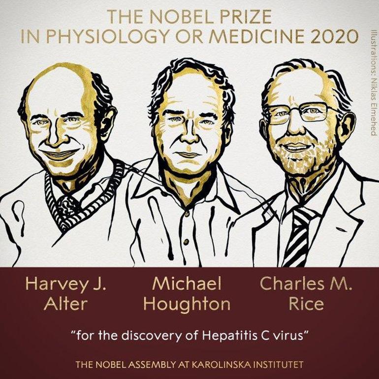 2020 Nobel Tıp Ödülünü Hepatit C çalışması kazandı