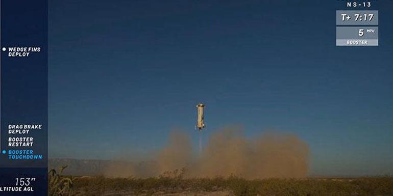 Jeff Bezostan uzay hamlesi Deneme uçuşu gerçekleşti