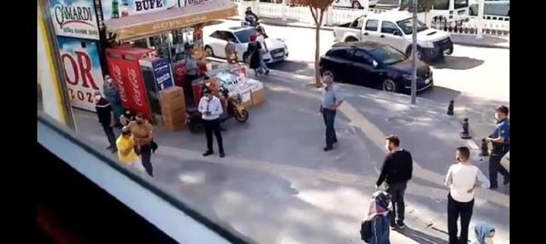 Maske cezasından kaçarken polis yakaladı | Video