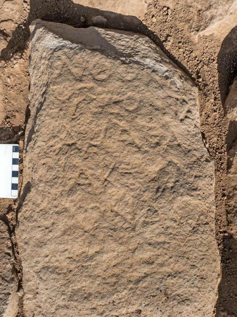Golan Tepeleri’nde 1700 yıllık yazılı taş bulundu