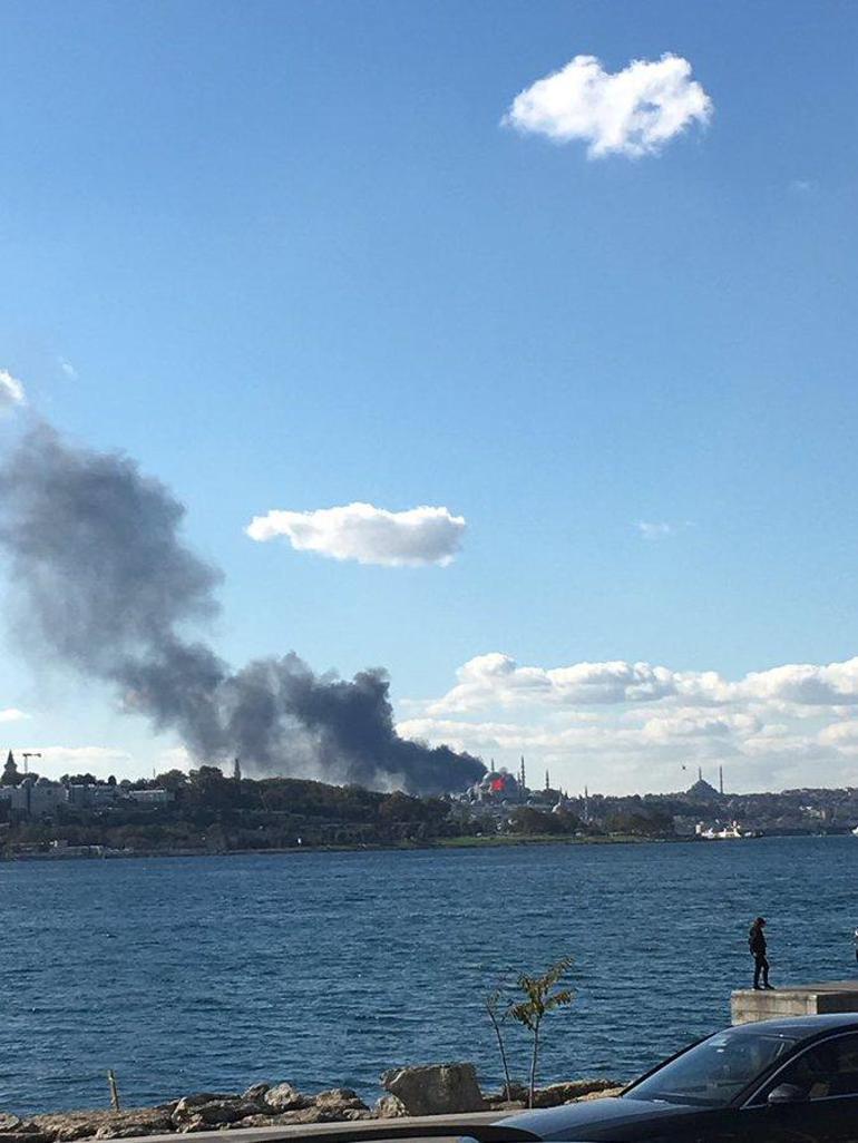 Son dakika haberi: İstanbul Fatih Çapada yangın 1 Kasım 2020 Çapa Tıp Fakültesi Hastanesinde yangın