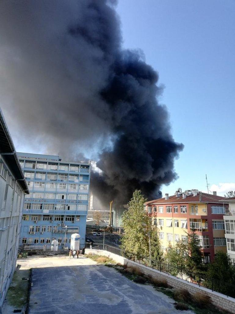 Son dakika haberi: İstanbul Fatih Çapada yangın 1 Kasım 2020 Çapa Tıp Fakültesi Hastanesinde yangın