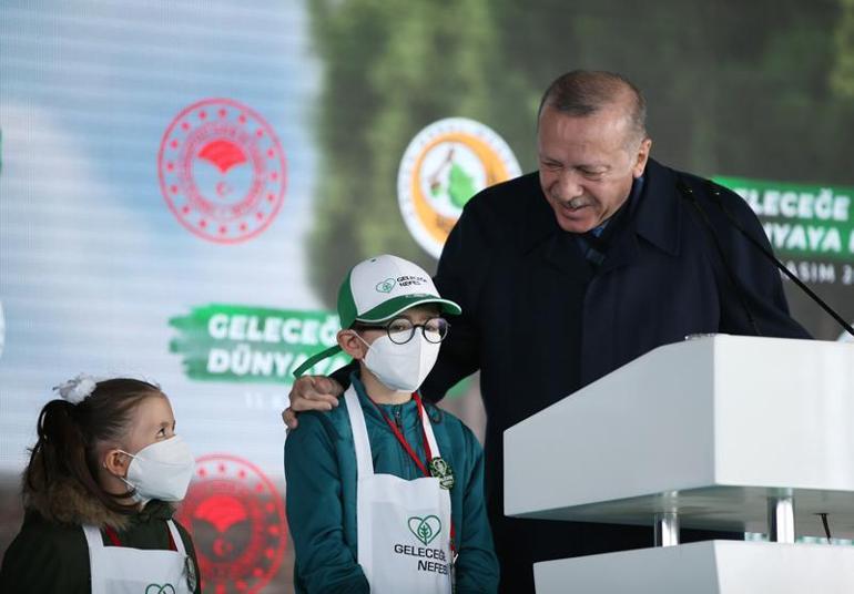 Son dakika... Cumhurbaşkanı Erdoğan, Milli Ağaçlandırma Gününe katıldı