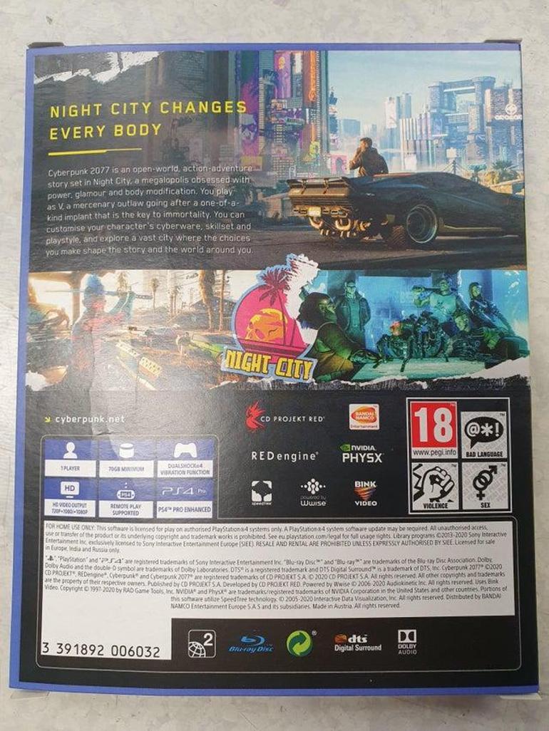 Cyberpunk 2077 PS4 kapak görseli sızdırıldı