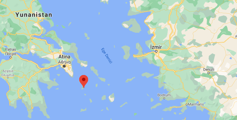 Son dakika haberi... Ege Denizinde 3.6 büyüklüğünde deprem