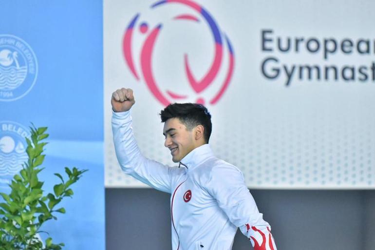 Son dakika... Avrupa Erkekler Artistik Cimnastik Şampiyonasında gençlerden 4 madalya