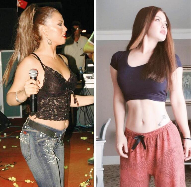 Şarkıcı Lara 10 yıldan bugüne 40 kilo verdi