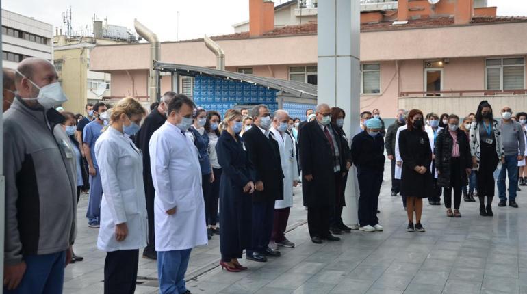 Koronavirüsten ölen Prof. Dr. Çağlı için anma töreni