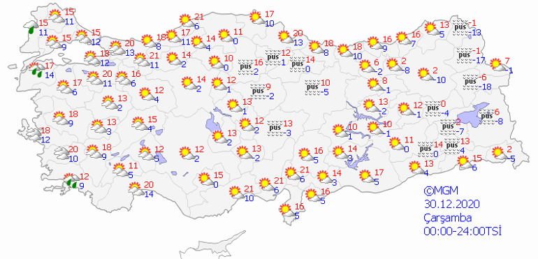28 Aralık 2020 Meteoroloji hava durumu tahminleri| Bugün, bu hafta İstanbul, Ankara, İzmirde hava nasıl olacak, yağmur var mı