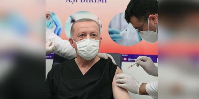 Son dakika haberi... Cumhurbaşkanı Erdoğan koronavirüs aşısı oldu | Video