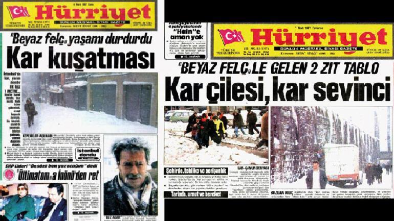 ‘İstanbul’a 1987 karı yağacak’ yorumlarına Meteorolojiden yanıt: O kış bu kış değil