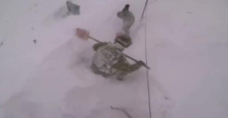 Mehmetçiğin, 3 bin metrede eksi 30da karla mücadelesi