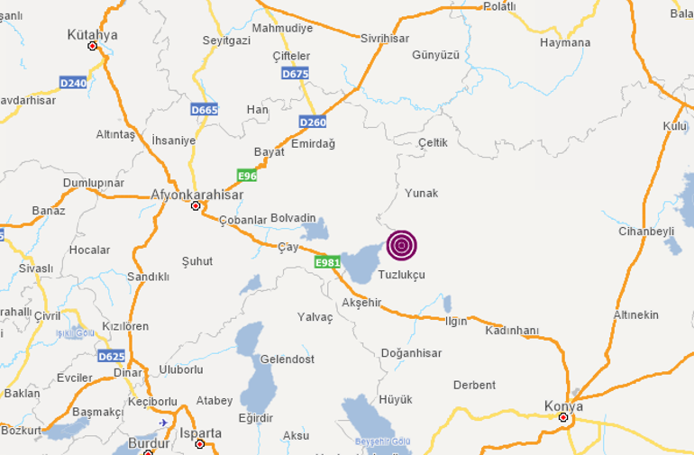 Son dakika haberi: Konyada 4.7 büyüklüğünde deprem