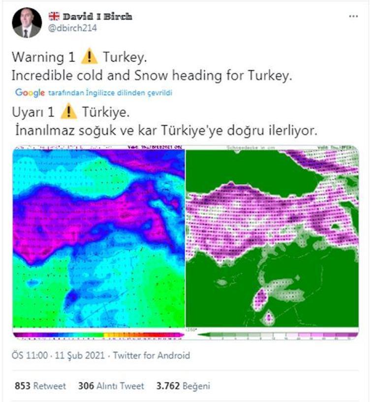 Antalyaya kar geliyor, meteorolojiden don uyarısı