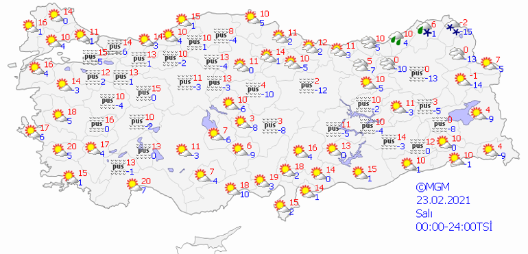 Meteorolojiden yoğun sis ve pus uyarısı 23 Şubat 2021 İstanbul, Ankara, İzmir hava durumu