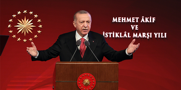 Son dakika: İstiklal Marşı 100 yaşında Cumhurbaşkanı Erdoğandan önemli mesajlar