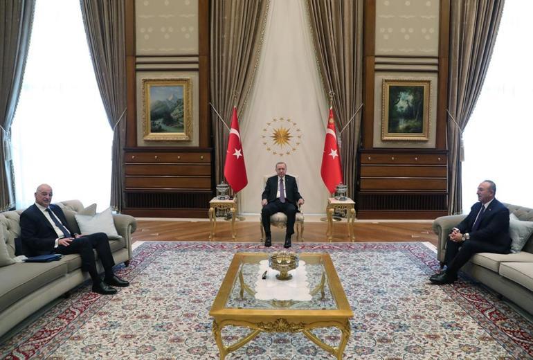 Cumhurbaşkanı Erdoğan, Yunan Bakan Dendiası kabul etti