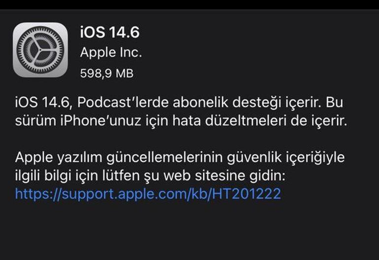Apple iOS 14.6 özellikleri neler iOS 14.6 güncellemesi gelecek olan iPhone modelleri