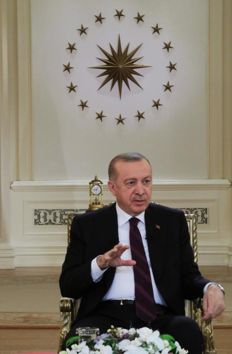 Cumhurbaşkanı Erdoğan’ın TRT yayınında dikkat çeken detay