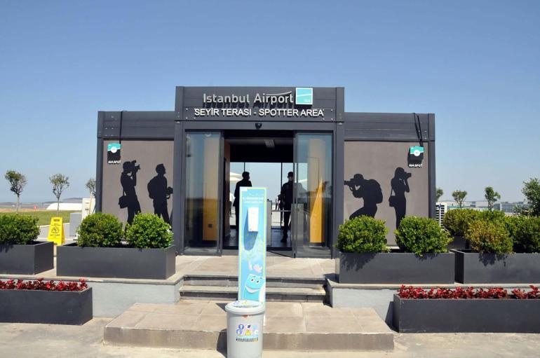 Türkiyenin ilk resmi spotter alanı İstanbul Havalimanında kuruldu