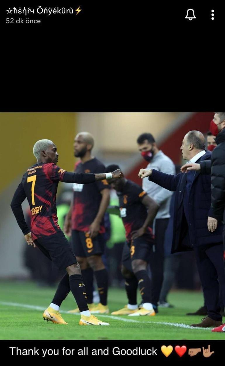 Son dakika... Onyekuru Galatasaraya veda etti