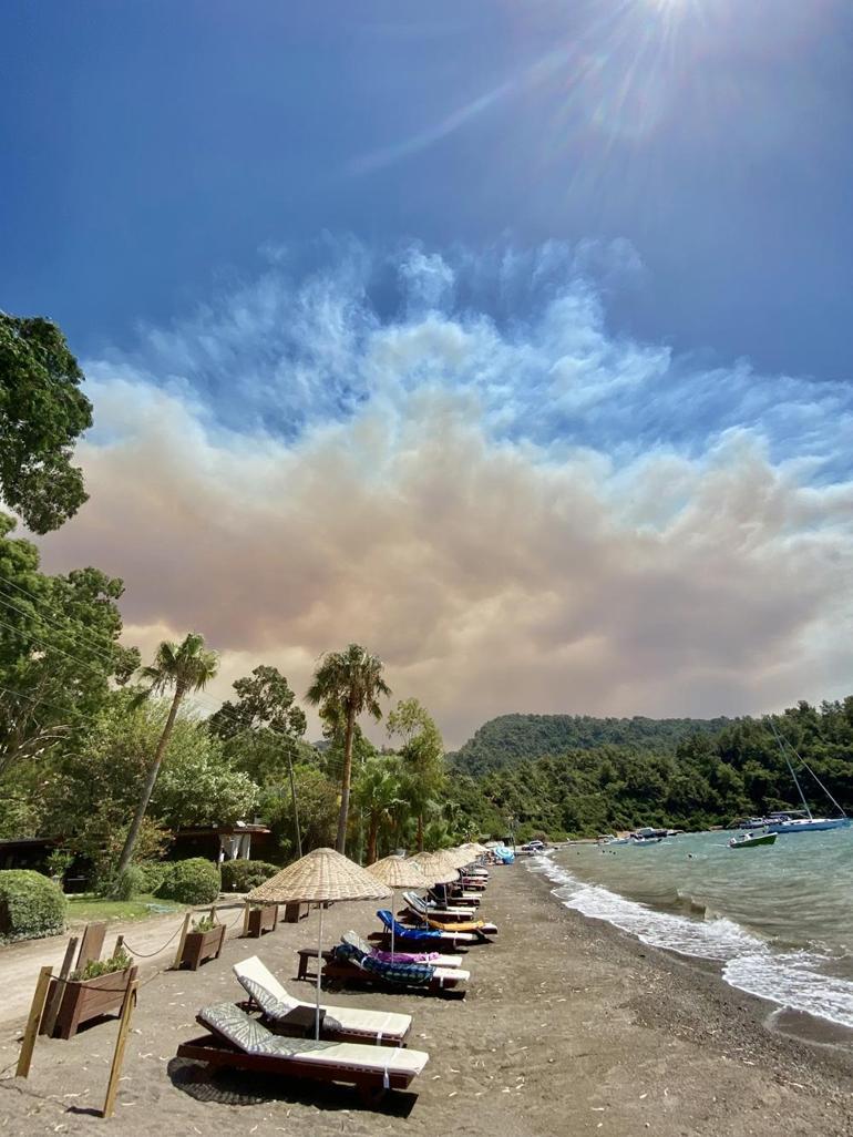 SON DAKİKA: Marmariste orman yangını