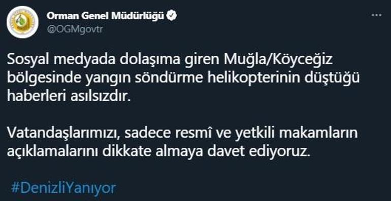 OGM: 6 ilde 11 yangına müdahale sürüyor