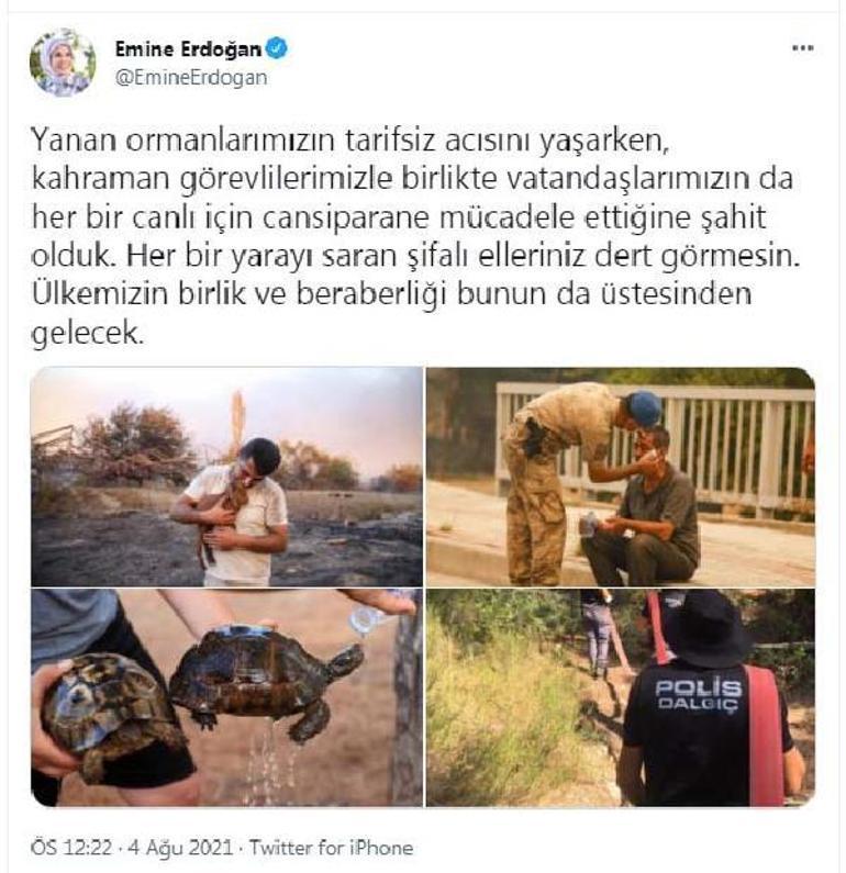Emine Erdoğan: Ülkemizin beraberliği bunun da üstesinden gelecek