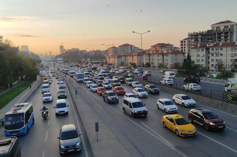İstanbulda trafik yoğunluğu