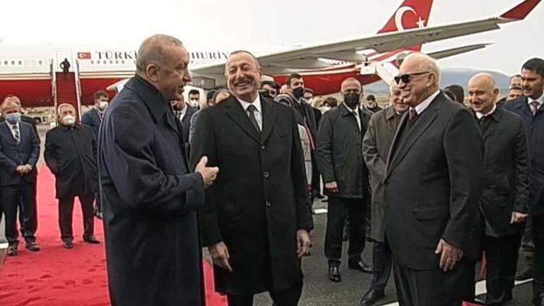 SON DAKİKA Cumhurbaşkanı Erdoğan Azerbaycanda
