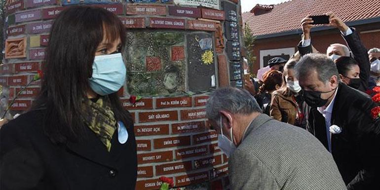Eskişehirde salgında hayatını kaybeden sağlıkçılar için anıt