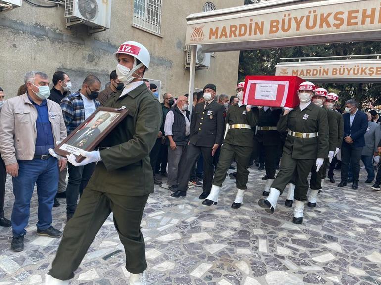 Ankarada vefat eden Kıbrıs gazisi Mardinde son yolculuğuna uğurlandı