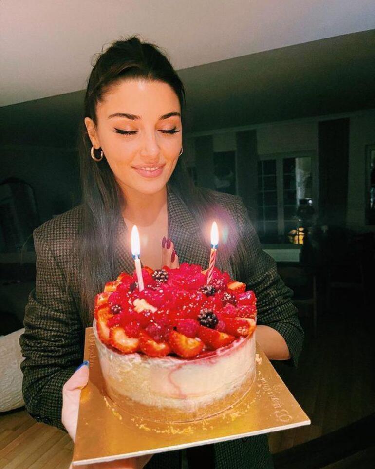 Hande Erçelin doğum günü paylaşımına beğeni yağdı