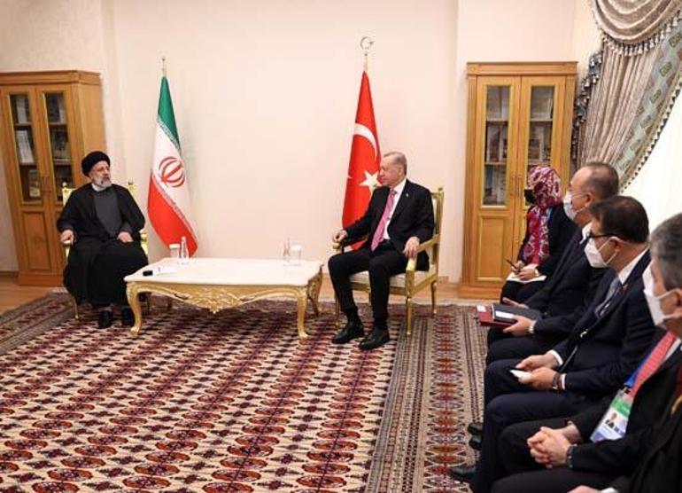 Cumhurbaşkanı Erdoğan, İranlı mevkidaşı Reisi ile görüştü