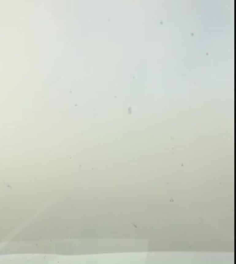 Konyada kum fırtınası: Sürücüler zor anlar yaşadı