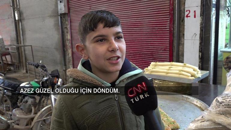 CNN TÜRK ekibi DEAŞtan temizlenen Azezde son durumu görüntüledi