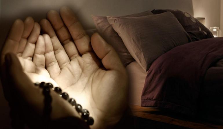 Gece yatmadan önce okunacak dua Uyumadan önce okunacak dualar Yatmadan önce dua okumak Uyumak için hangi dua