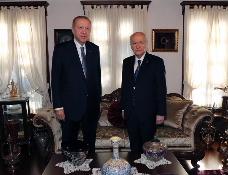 SON DAKİKA: Cumhurbaşkanı Erdoğan, MHP Genel Başkanı Bahçeli ile görüştü