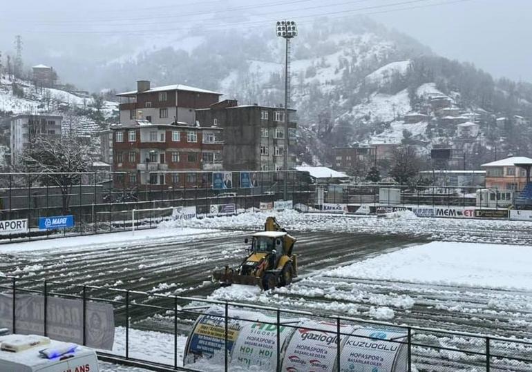 Artvin Hopaspor-Kahta 2 Spor maçı ertelendi