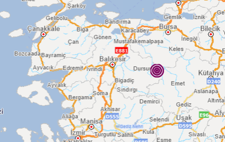 Son dakika... Balıkesirde korkutan deprem Deprem, İstanbuldan da hissedildi
