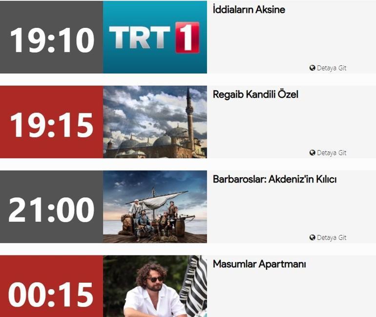 Barbaroslar: Akdenizin Kılıcı bu akşam var mı TRT 1 yayın akışı 3 Şubat 2022