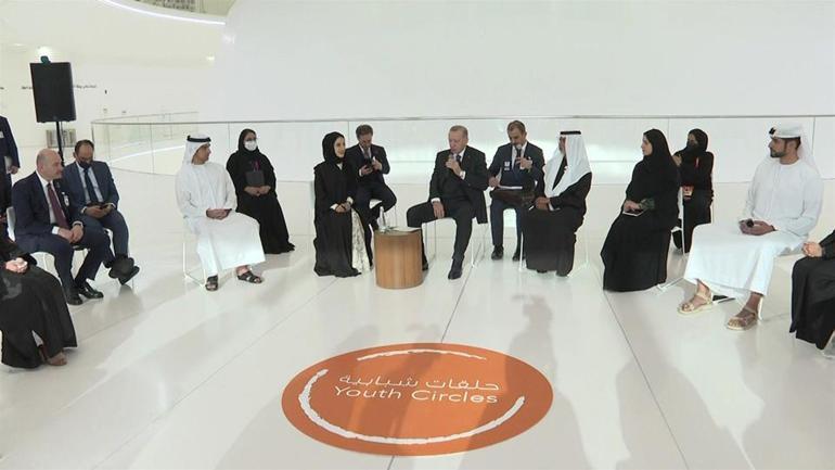 Cumhurbaşkanı Erdoğan, Dubai EXPOda gençlere seslendi