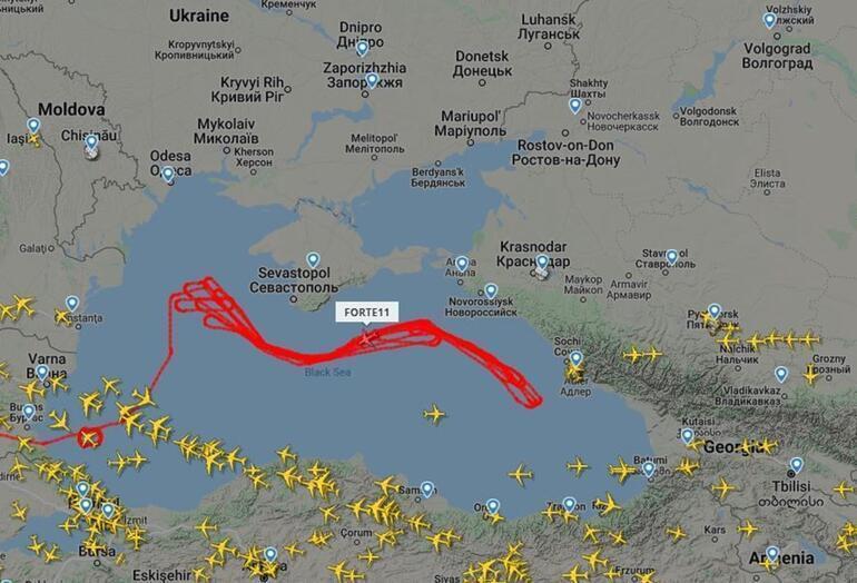 Karadeniz, ABD casus uçaklarına kaldı